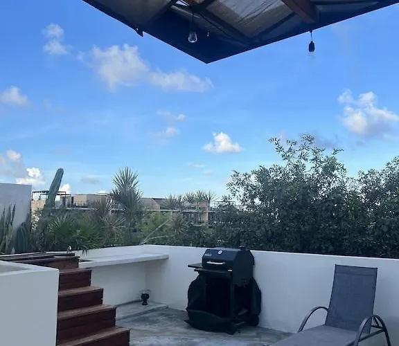 Luxury Zen Like 2 Story 3room With Rooftop Deck Pool Tulum